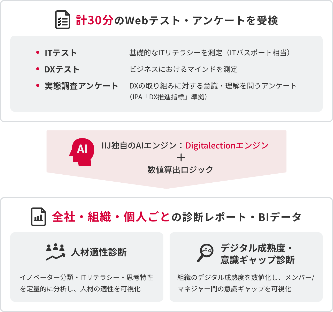 IIJデジタルカルチャー可視化ソリューションのイメージ図