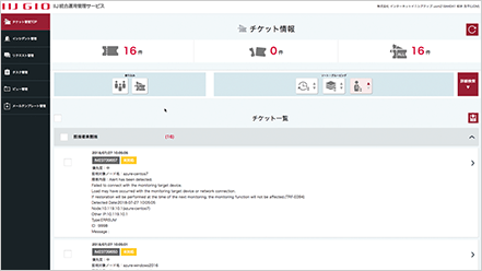 「チケット管理」のイメージ図