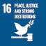 16 Peace, justice and strong institutions