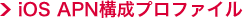 iOS APN構成プロファイル